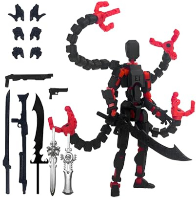 Genérico T13 Figura De Acción (ensamblaje Completado), 3D Impreso con Múltiples Uniones T13, Juguetes De Maniquí Impresos En 3D, para Los Amantes Los Juegos