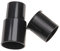 vhbw 2X Staubsauger Adapter kompatibel mit Staubsaugerdüsen, Staubsaugerrohr/Handgriff mit 32 und 35 mm Anschluss - schwarz, Kunststoff
