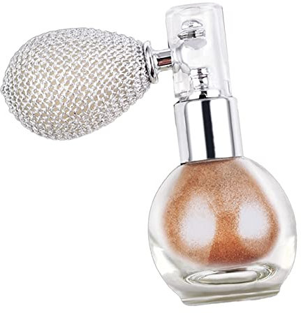 Glitzerspray für den Körper, Sichere Inhaltsstoffe. Funkelndes, Hervorhebendes, Glitzerndes, Hautaufhellendes Körperpuder für den Täglichen Gebrauch (Bronze)