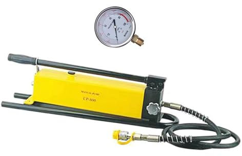 Hydraulische Handpumpe, Hochdruckölpumpe, kleine hydraulische Pumpstation JIYAMI'EN (Farbe : Manual pump CP-800 with meter)