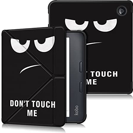 DINGGUAGUA Coque pour liseuse Kobo Libra Couleur 7 2024 avec supports magnétiques - Coque en TPU souple pour Kobo Libra 2 version 2021 avec veille/réveil automatique, ne touche pas