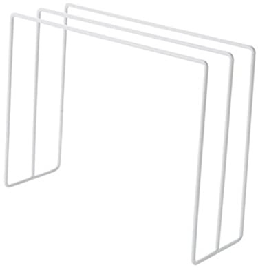 Nurnesy Dishcloth Drying Rack Stable Iron Holder for Kitchen Countertop, 3 Hanging Rods Towel Stand, Vertical Rag Storage Hanger (White)