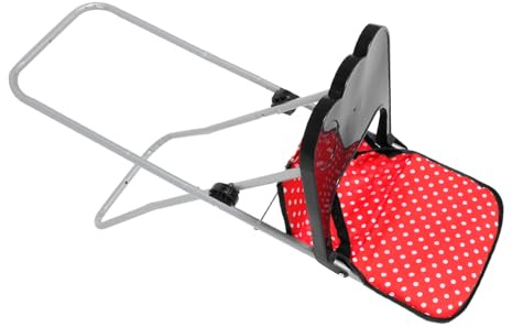 Puppen Hochstuhl für Puppen Leicht und Tragbar Vielseitiges Zubehör für Fantasievolles Attraktiven Farben und Süßem Design Fördert die Vorstellungskraft und Elterliche