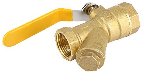 Y-Kugelhahn, Filterkugelhahn, Wasserfilter 3/4-Zoll-NPT-Kugelhahn für Wasser, Erdgas
