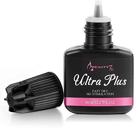 Cluster Lash Eyelash Extension Glue 8ml Black Strong Bonding, 2-3 Sec Drying Time, 4 Week Retention