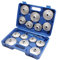 CCLIFE 15 Pcs Alu Clé Filtre à Huile Pour Retirer Capot De Filtre À Huile Coiffe Filtre a Huile Clé à Filtre