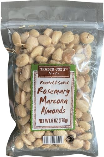 Trader Joe's Roasted & Salted Rosemary Marcona Almonds, 6 oz (Pack of 1)