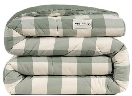 YSUEFIJO Edredón Nórdico de Fibra Invierno, Relleno Nórdico de Fibra Antiácaros, Ligero y Calentito Edredón, Transpirable y Supersuave Edredón, Edredón para Las 4 Estaciones