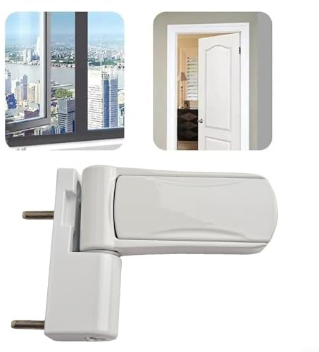 Bisagra de aluminio para puerta ajustable 3D, amortiguación silenciosa para montaje de ventanas y puertas, color blanco