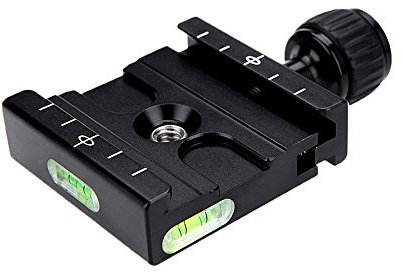 Harwerrel Aluminium 50mm Quick Release Plate QR Clamp Fits Arca-Swiss Standard for Tripod Ballhead