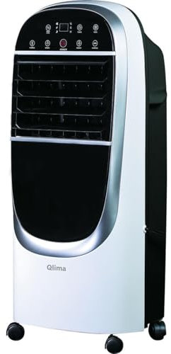 Qlima Raffrescatore d'aria portatile, LK 2100 Touch, 4-in-1: raffrescatore, ventilatore, umidificatore, purificatore, serbatoio 12L, 3 velocità, timer di accensione, telecomando