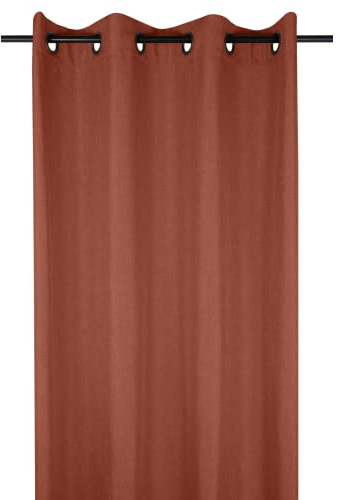 Stof - Rideau - Modèle Bea - Terracotta - 140x260 cm - 100% Polyester