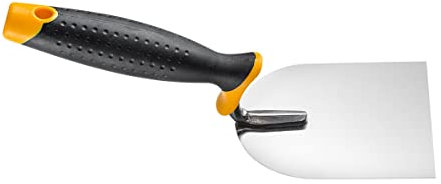 HARDY 2k Glättkelle Serie *28*für Lasuranstriche Putz Kleber Werkzeuge Stiel Holzbau Renovierung Restaurierung Spachtel zum Auftragen von Putz Größe 6x10 cm