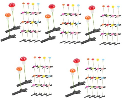 Beaupretty 150 Pcs Pince À Cheveux Citronnier Épingles À Cheveux Pinces À Cheveux Barrettes En Forme De Champignon Clips Pour Enfants Pinces À Barrettes À Cheveux En Forme De
