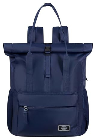 American Tourister Urban Groove UG25 - Laptopryggsäck 15.6 (42.5 cm) - Business & Skolryggsäck med Flaskhållare, Ergonomisk, Lätt, Smart Sleeve - 20.5L - Midnight Navy