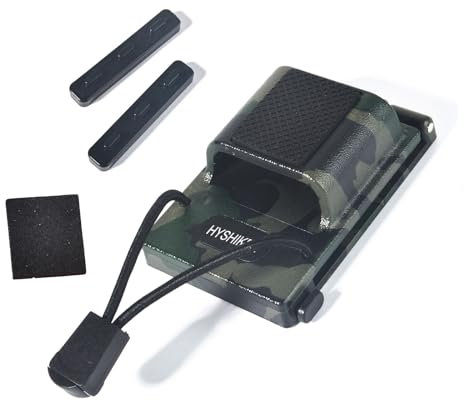 HYSHIKRA Clip da cintura a due vie per walkie talkie smontaggio rapido accessori per cintura, per radio palmare/microfono/altoparlante radio mobile, compatibile con Baofeng Motorola Quansheng