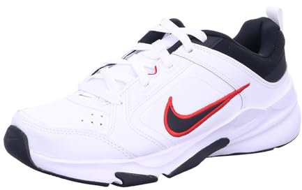 Nike Defy All Day, Zapatillas de Deporte Hombre, Blanco (White/University Red/Black), 43 EU