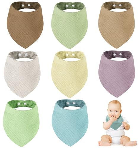 URMYWO Baby Bibs Baby Essentials for Newborn Bandana Dribble Bibs Drool Bibs for Newbron Boys Girls Baby Gifts (boy or girl)