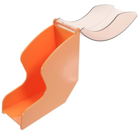 HONITANO Porta Filtro Carta da caffè Giallo in Acrilico Robusto Grande capacità e Design Creativo per Mantenere i Filtri da caffè Ordinati sul Tavolo