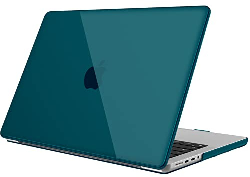 Fintie Hülle Kompatibel mit MacBook Pro 14 Zoll(2026-2021) M5 M4 M3 M2 M1 Pro/Max A3426 A3427 A3434 A3112 A3401 A3185 A2992 A2918 A2779 A2442, Schutzhülle Kompatibel mit MacBook Pro 14, Dunkles Cyan
