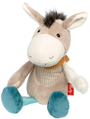 Sigikid Yellow Esel Kuscheltier Geschenk Geburt Kinder Kuschelbegleiter