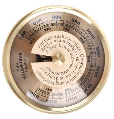 Barometer Aneroid-Barometer Barometer Haushaltsbarometer Türbarometer Wandmontage Barometer Luftdruck