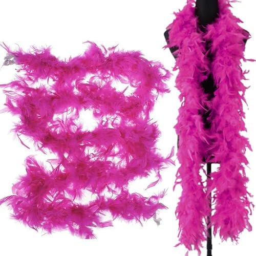 Federboas - Bunte Federboas | Kostüm Federboas | Federboa Zum Tanzen | Federgirlande | Kostüm Partyzubehör | Feather Boas Dekorieren | Kleiderzubehör Für Frauen Und Mädchen