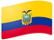 Bandera Nacional de Ecuador, 150 x 90 cm, Poliéster