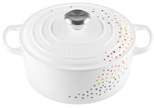 Le Creuset Signature gjutjärnsgryta med lock, Ø 24 cm, rund, lämplig för alla typer av spisar och induktion, volym: 4,2 l, 4,305 kg, Loving Collection, 21177248471430