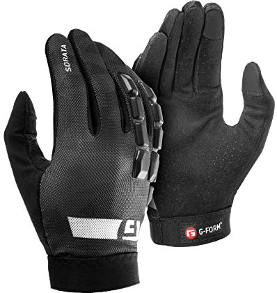 G-Form Youth Sorata 2 Mountainbike-Handschuhe - Motorrad- und Cross-Country-Radhandschuhe - Schwarz/Weiß, Jugend S/M