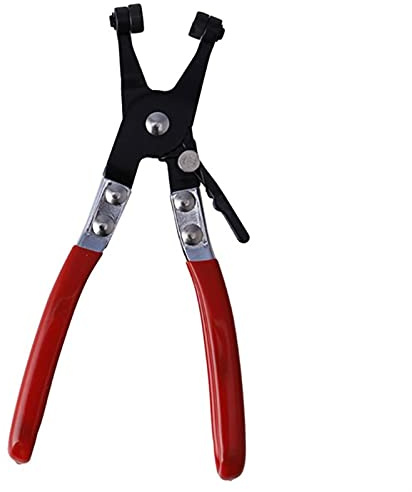 IBOWZ Pince a sertir Pince à sertir Colliers de Serrage Pince Clip Câble Flexible Long Fil Automobile Tube à Gorge Droite Pince à dénuder multifonctionnelle