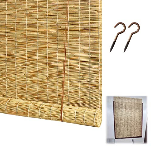 Lnder Bambusrollo Lichtfilterung Jalousine Bambus Rollo Draußen Schilfrollo 40x60 50x80 60x90 70x120 80x150 120x160 130x170 160x250