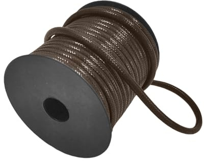 15 m di cordino intrecciato cerato, cordino per scarpe, macramé Shamballa corda di filo per realizzare braccialetti, collane e gioielli, ideale per artigianato, cordino in poliestere (marrone, 1,2 mm)