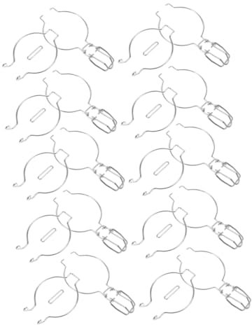 Cabilock 12piezas Hebilla De Tarro Sellada De Acero Inoxidable Abrazadera De Alambre para Frascos De Vidrio Cierre De Alambre para Almacenamiento Cocina