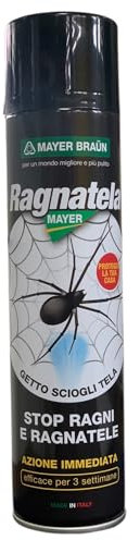 Spray Insetticida Ragni 400 mililitri Sany Mayer Ragnatelle Reppellente Trappola Pulizie Casa Veleno Anti Ragni Tela Ragno Zig Night And Day