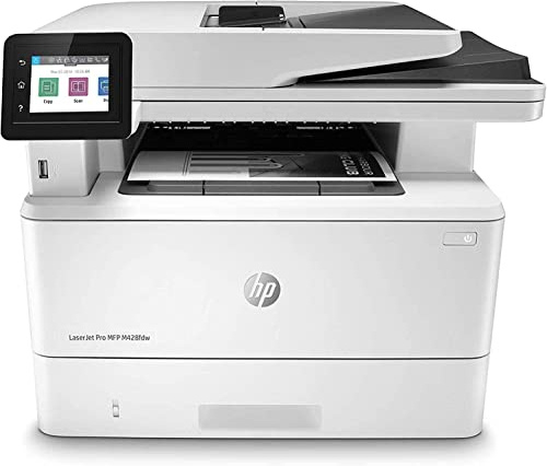HP M428fdw LaserJet Pro MFP, Weiß, Multifunktionsdrucker, WLAN + LAN + Fax