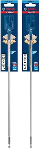 Bosch Professional 1x Expert SelfCut Speed Spade Drill Bit (for Softwood, Chipboard, Ø 20,00 mm, Length 400 mm, Accessories Rotary Impact Drill) (Pack of 2)