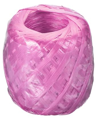 PATIKIL Corde en Polyester Nylon Plastique de 180m/590Ft, Rouleau de Cordes de Paquets de Ficelle de ménage pour Le Jardinage, l'emballage, l'artisanat DIY, Rose
