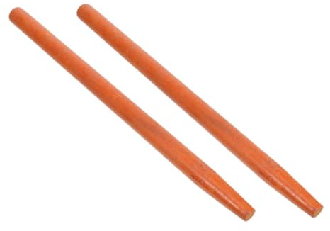 BAZEITFLOW 2piezas Mangos De Herramientas De Madera Para Azada Pala y Rastrillo Diseño Ergonómico Para Jardinería Exterior Suministros De Jardinería Mango De Repuesto De Madera