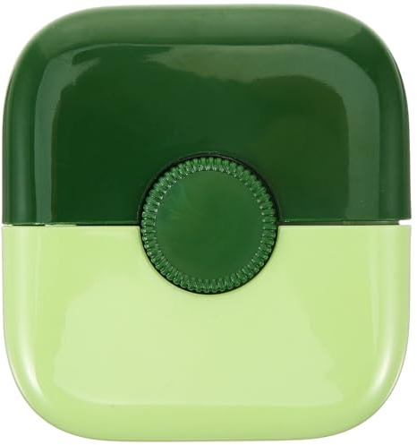 CIYODO Recortadora de Puntas Abiertas para Mujeres, Peine Recortador Manual de Cabello, Tamaño Compacto en Color Verde Aguacate, Herramienta Portátil para Corte y Flequillo en Casa