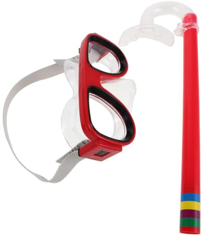 GLEAVI Masque de Plongée pour Garçon et Filles avec Lunettes de Natation à Monture Large, Tube Respiratoire en Silicone Alimentaire, Anti-buée, Confortable et Adapté la Piscine L'océan