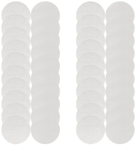 SILENRADAWN 50 Set Självhäftande Hook And Loop Fästen Återanvändbara Klistermärken med Stark Vidhäftning för Sängkläder Soffor och Sporttillbehör Flexibla och Anpassningsbara till Rundade Ytor