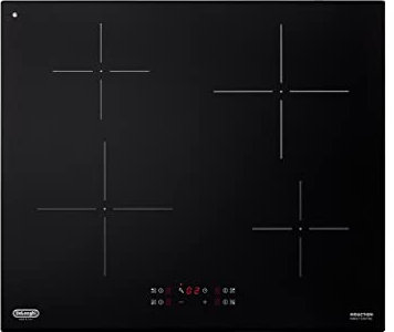 De Longhi PIN 62 - Piano cottura ad induzione N° 4 Fuochi Nero