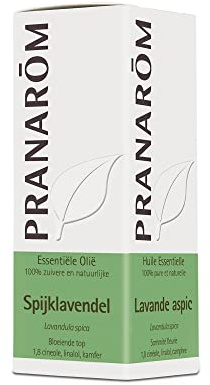 Pranarôm Huile Essentielle Lavande Aspic Bio 30 ml | Aide à apaiser rapidement piqûres et brûlures superficielles. Huile d'urgence de l'aromathérapie.