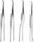 KACPLY Pinzette sottili, 4 pezzi, pinzette da cucina, 15 cm, in acciaio , pinzette da cucina per barbecue