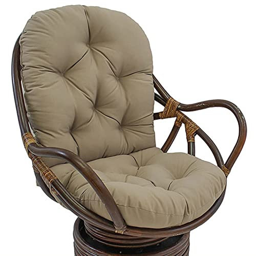 Schaukelstuhlkissen für drinnen und draußen, weich, dick, waschbar, Ersatz für Drehgelenk, Schaukelliege, Rattan, Klappstuhl, Garten, Terrasse, bequem und langlebig