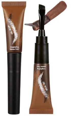 Tinte para Cejas Mujeres | Color de Cejas Antimarcas y Duradero,Tinte Semipermantente Impermeable para Maquillaje Cosmético y Look Natural