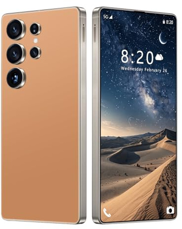 Teléfono móvil S25 Ultra para Exteriores con lápiz táctil Integrado, 16GB, 1TB, Android 14.0, Pantalla HD de 7,3 Pulgadas, Snapdragon 8G (10 núcleos),Orange-1TB