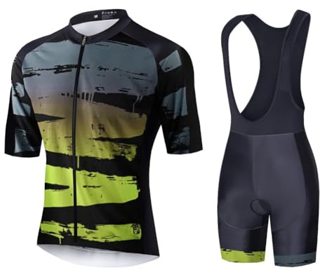 UGLY FROG Herren Radtrikot Top Kurzarm Schnelltrocknend Atmungsaktiv Fahrradbekleidung （Tops sind separat erhältlich）