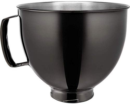 KitchenAid CIOTOLA IN ACCIAIO INOX DA 4,8 L — NERO BRILLANTE 5KSM5SSBRB